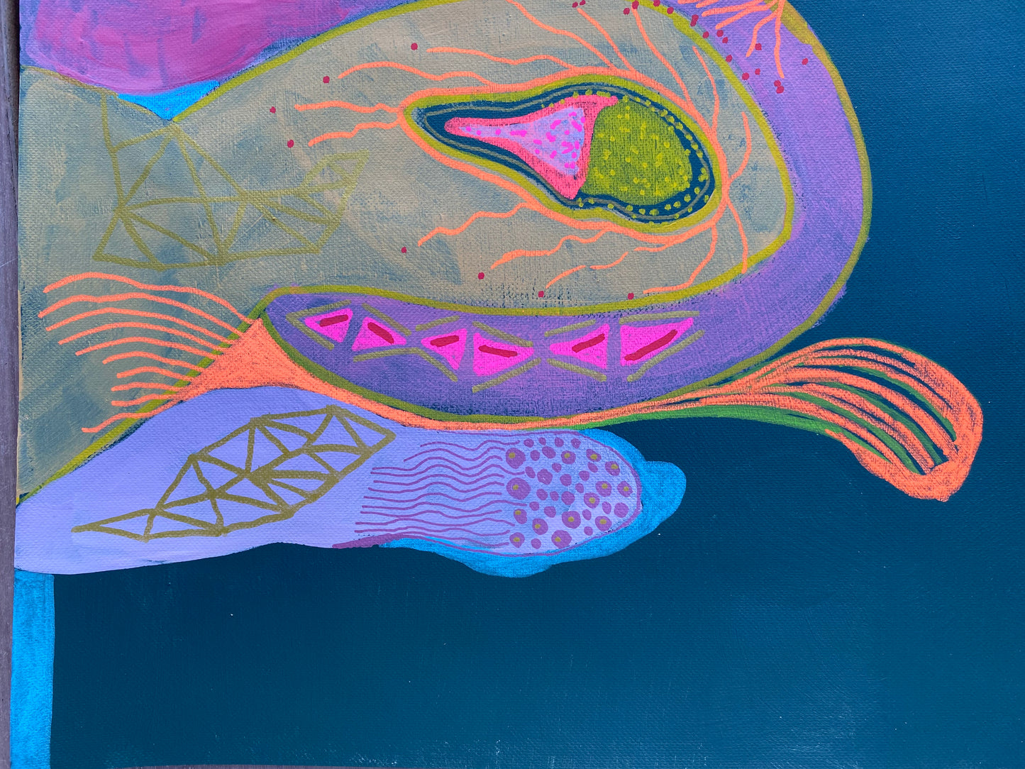 Mountain at Sea A1 Print