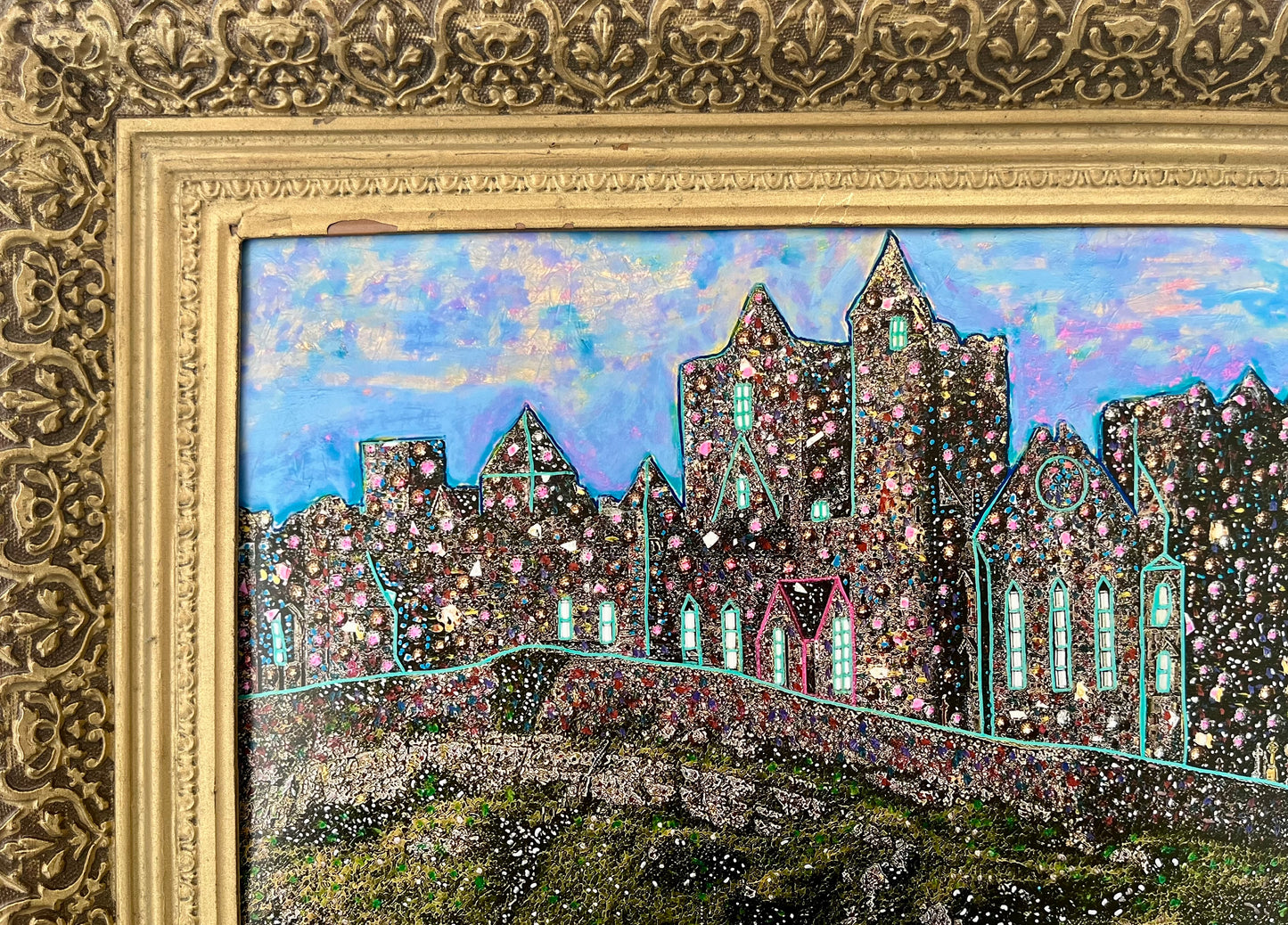 The Rock of Cashel Print .