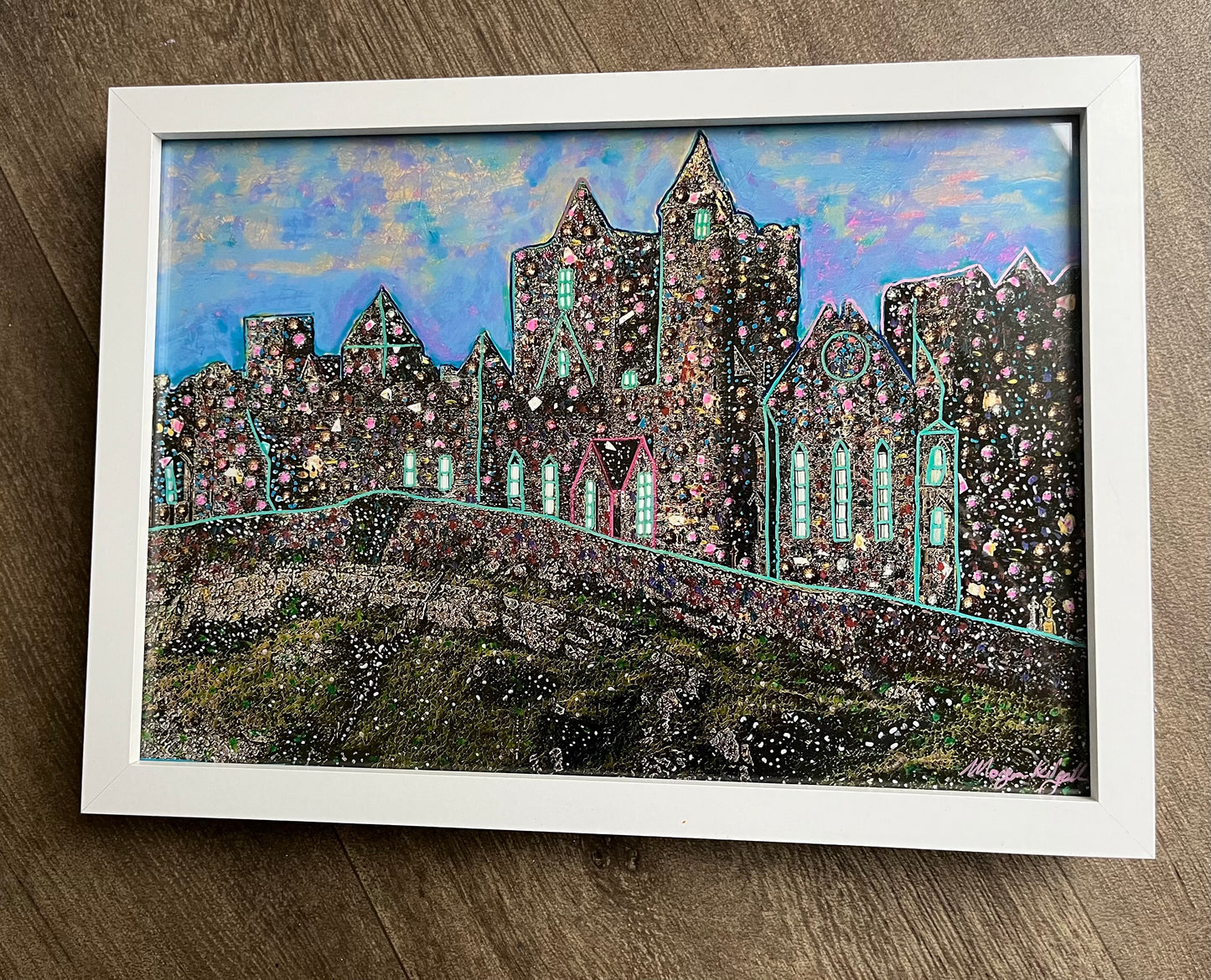The Rock of Cashel Print .