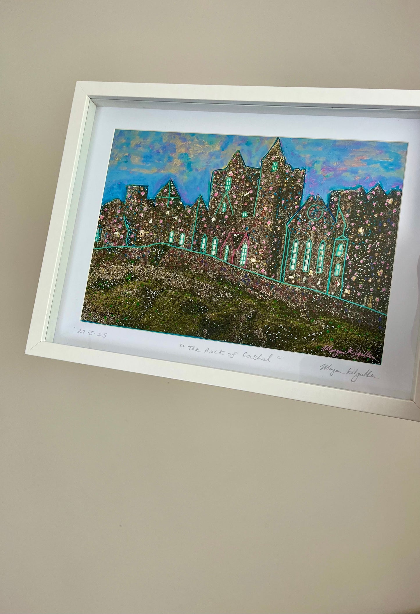 The Rock of Cashel Print .