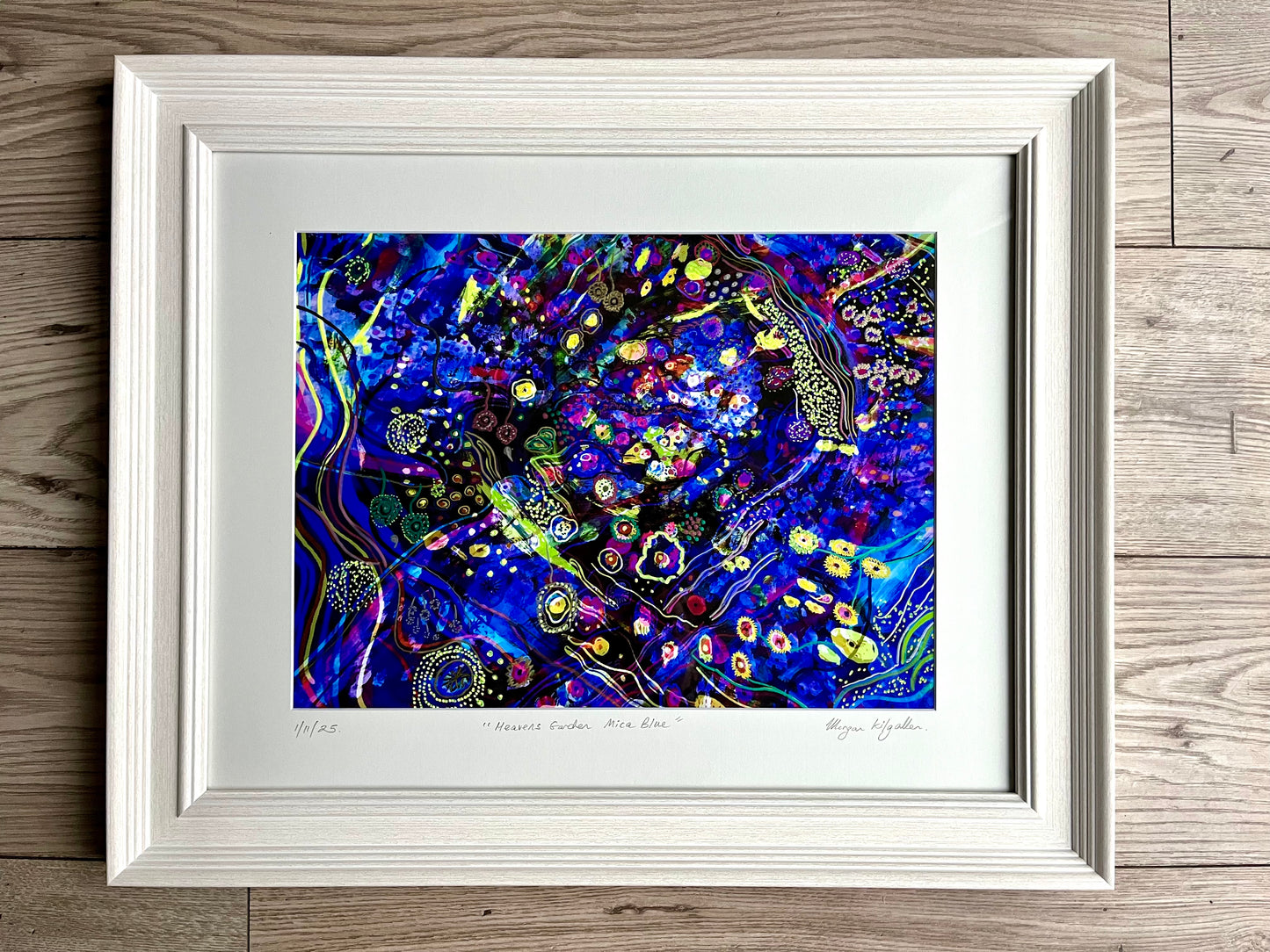 Heavens Garden Mica Blue .